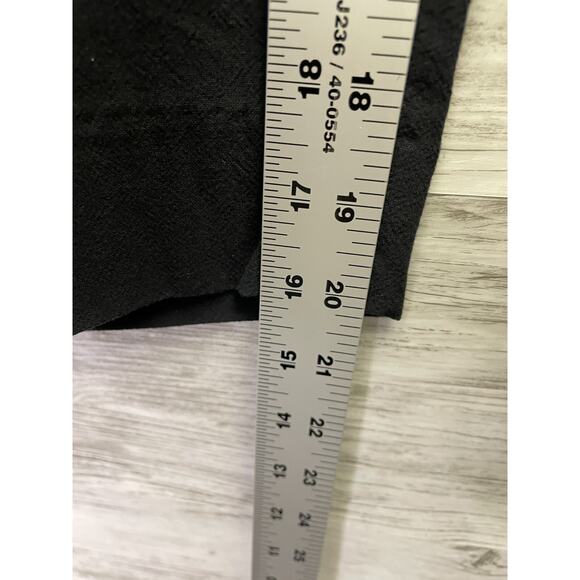 Alfred Dunner Capri Pants 16W Womens Black Cotton Pull On Pockets Island Hopping - Picture 5 of 9